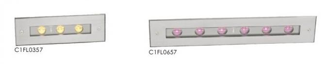 6 * genehmigte dekoratives vertieftes lineares Schritt-Licht des Berg-2W, LED-Treppen-Lichter CER/RoHs 6