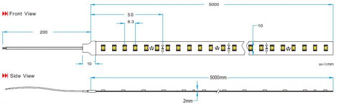3528 Constant Current IC, das ununterbrochene Lauflänge LED-Neonbeleuchtungs-10 - 15 Meter fährt 0