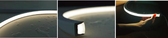 Unterwasser-LED-Neonstreifen-Lampe, Mini Size Neon Tape Light-anti- UVelfenbein weißes PVC 3