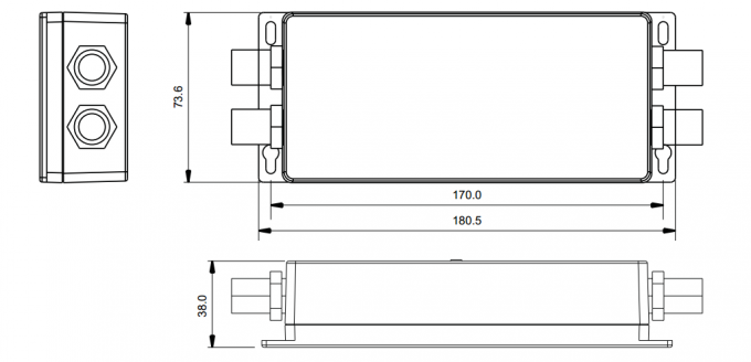 Hochspannungs-IP67 imprägniern Streifen-Prüfer 100 RGB 3 CH DMX512 LED - Input 240V u. Ertrag 0