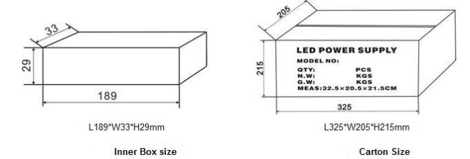 wasserdichte LED Stromversorgungs-kleine Aluminiumwohnung 170~250VAC 30W IP67 gab ein 2